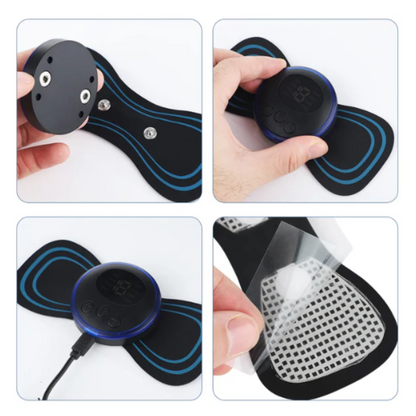 Portable Body Massage Pad – 8 Modes & 19 Levels for Relaxation