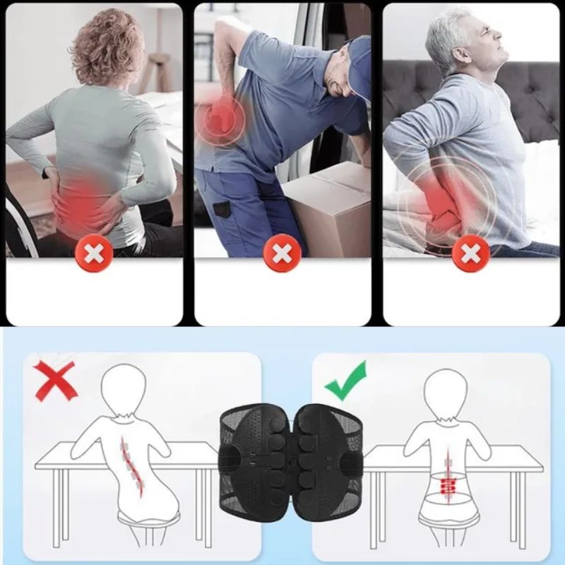 Lumbar support belt

