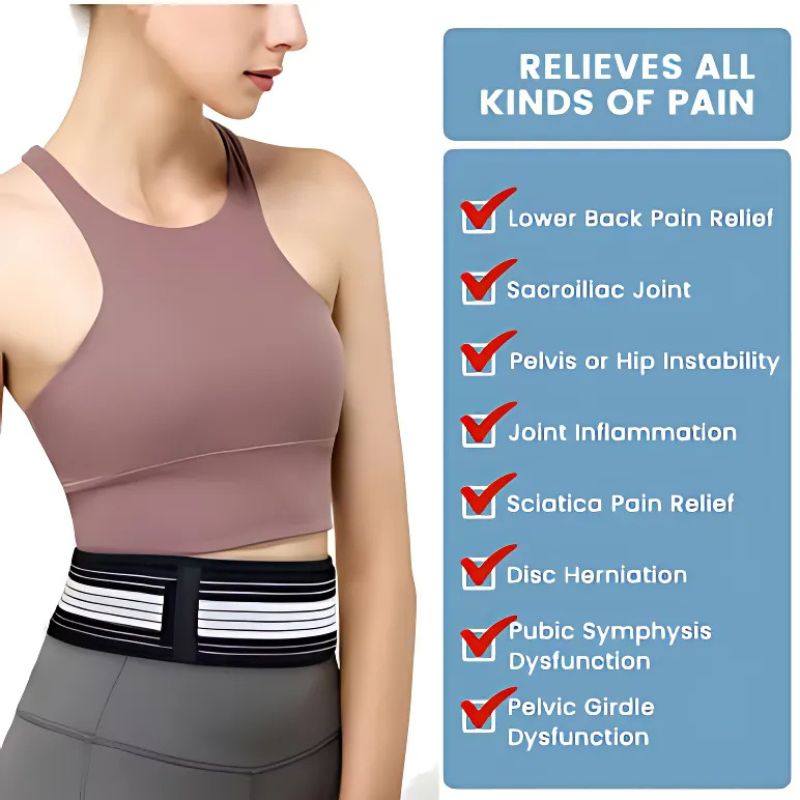 Adjustable hip brace