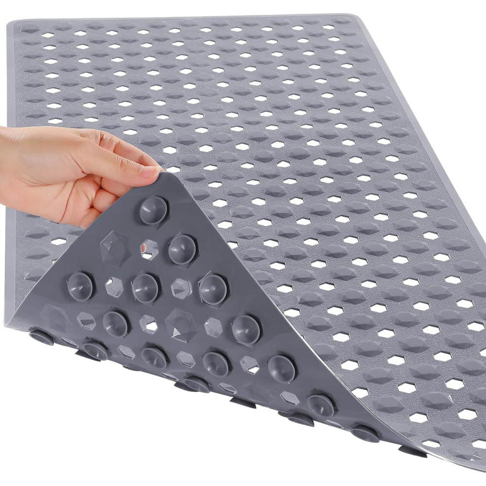 easy clean shower mat