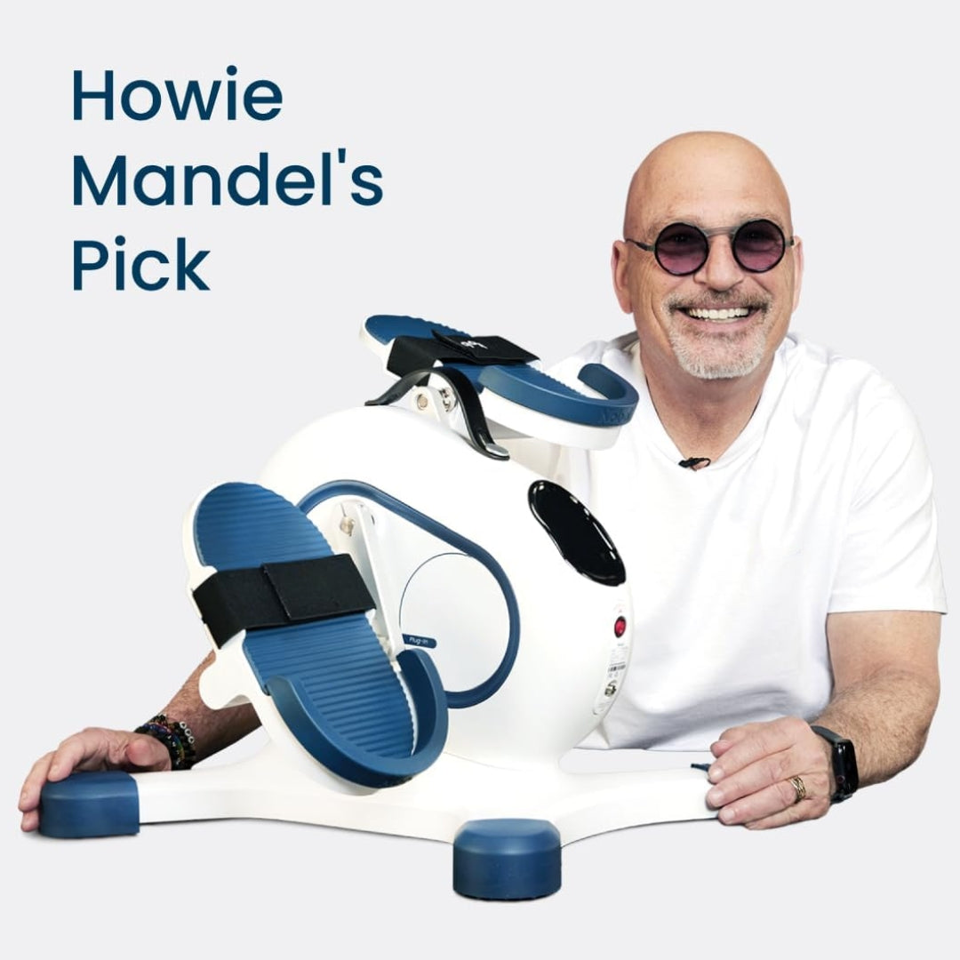 

Dual-Mode Motorized Pedal Exerciser for Arms and Legs at Home