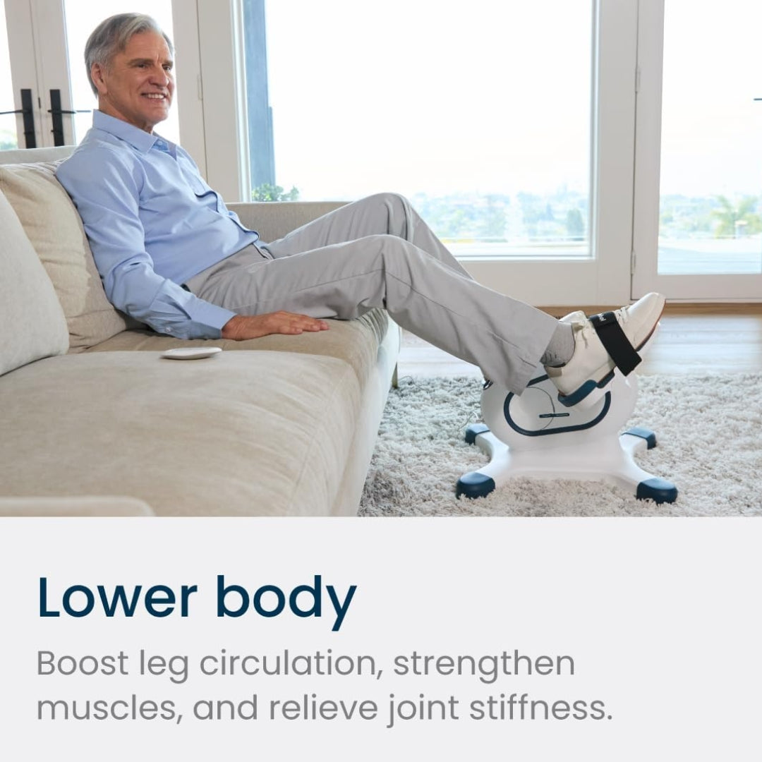 

LED Display and Remote-Controlled Senior Pedal Exerciser