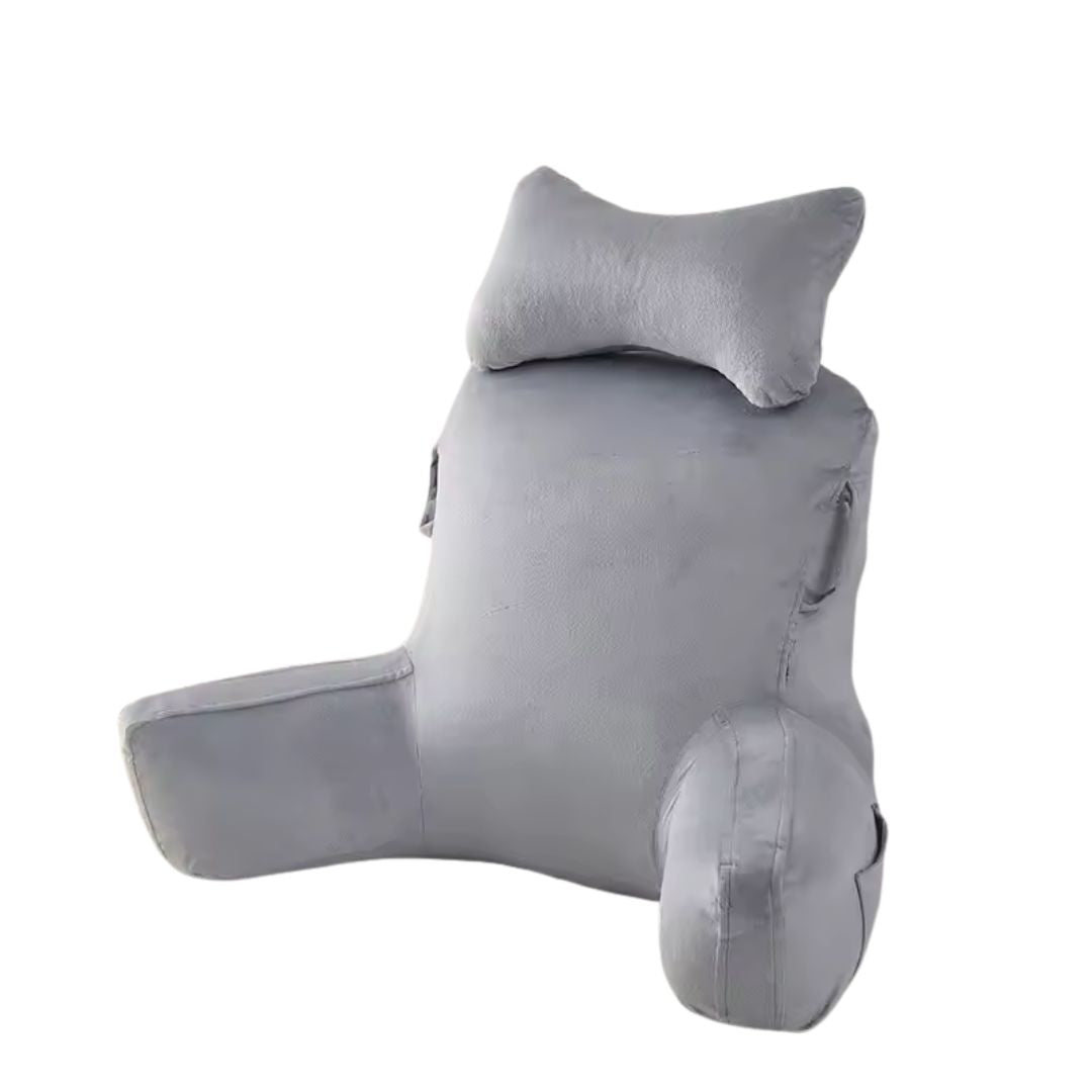 Bed Rest Reading Pillow with Neck Roll & Arm Support – For Seniors