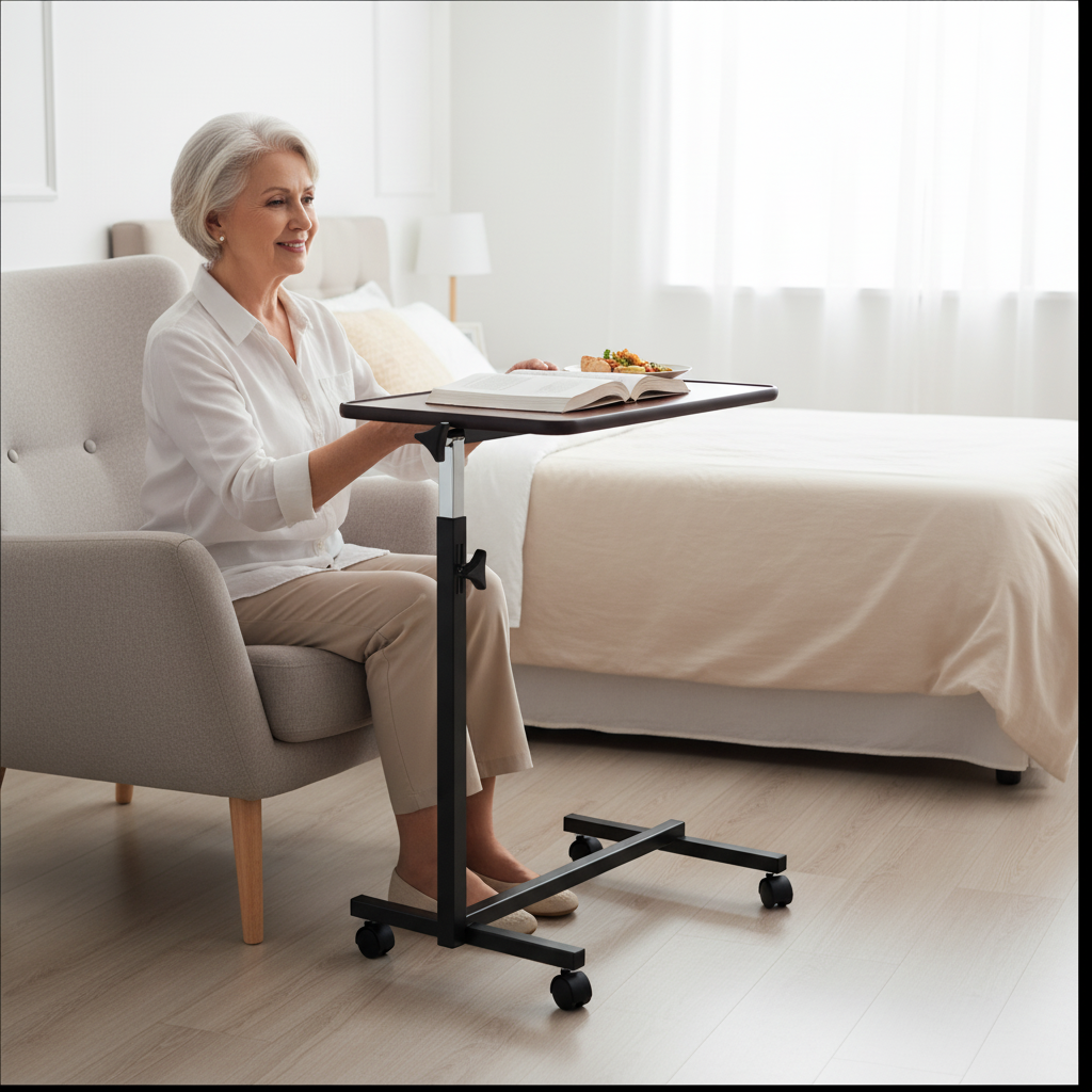 adjustable bed desk