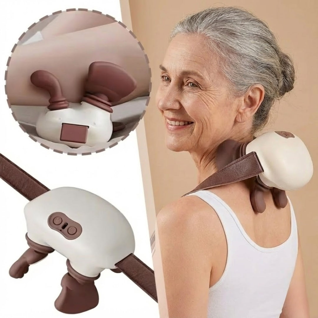 

Rechargeable Heated Neck Massager for Home and Travel