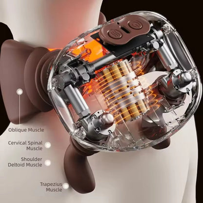 

Soft silicone bionic hands massager for shoulders