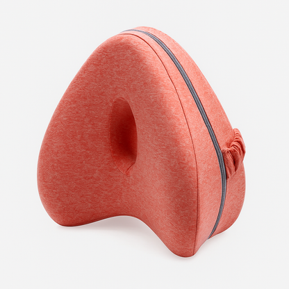 Cherry Pink contour leg pillow for orthopedic leg and knee support