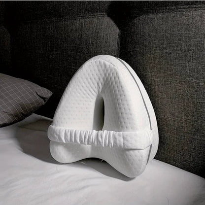 Knee pillow for side sleepers
