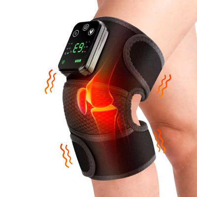 Cordless Knee Massager with Heat and Vibration – Pain Relief Wrap for Arthritis
