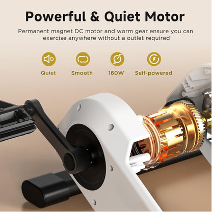 Ultra-Quiet Mini Pedal Exerciser for Elderly Home Fitness