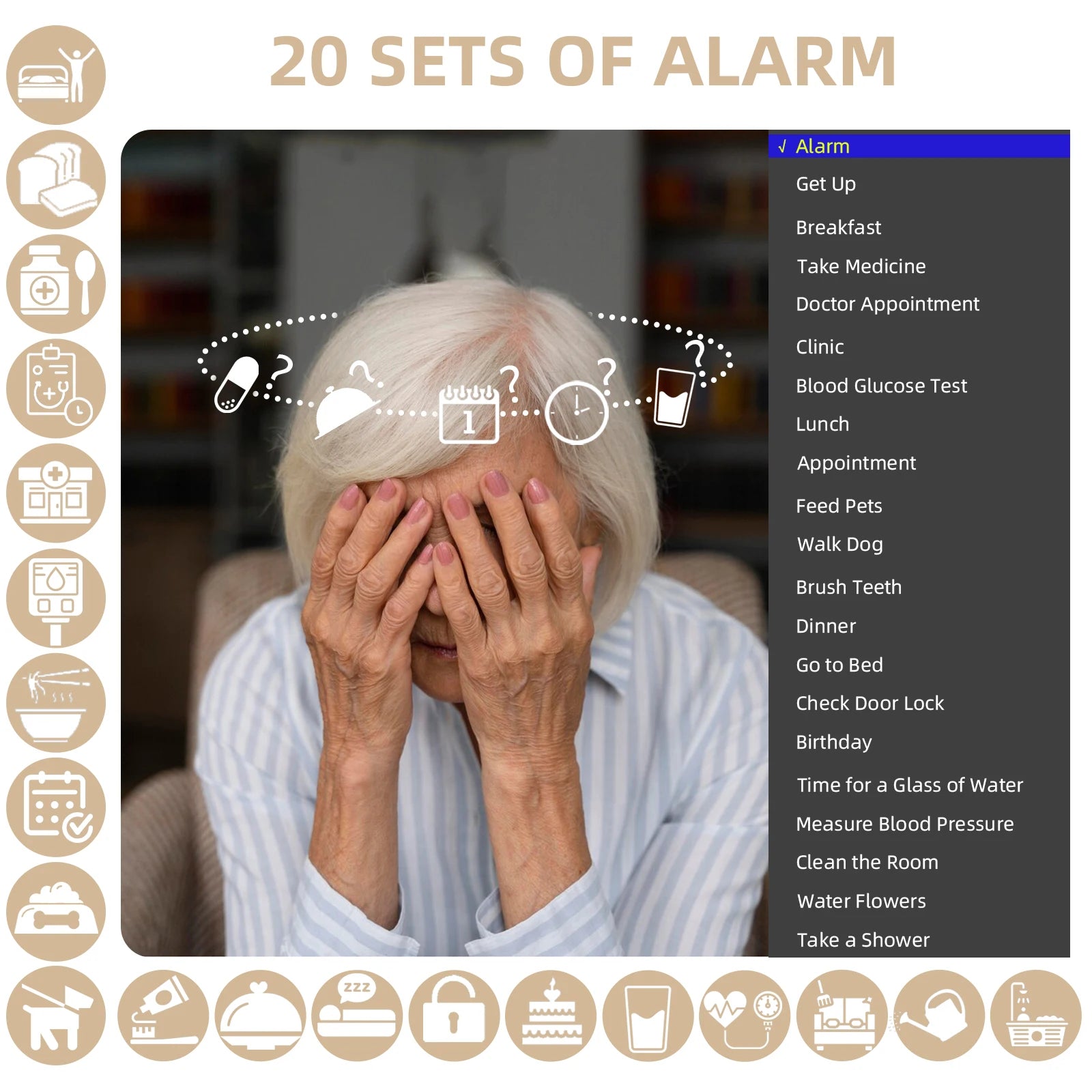 Digital Dementia Clock

