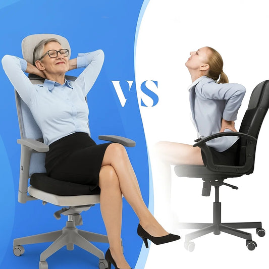Memory Foam Office Lumbar Pillow for Enhanced Back Support and Comfort