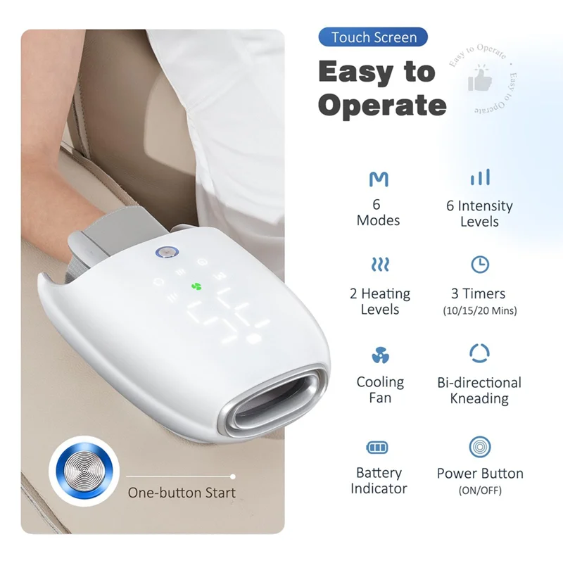 cordless hand massage device