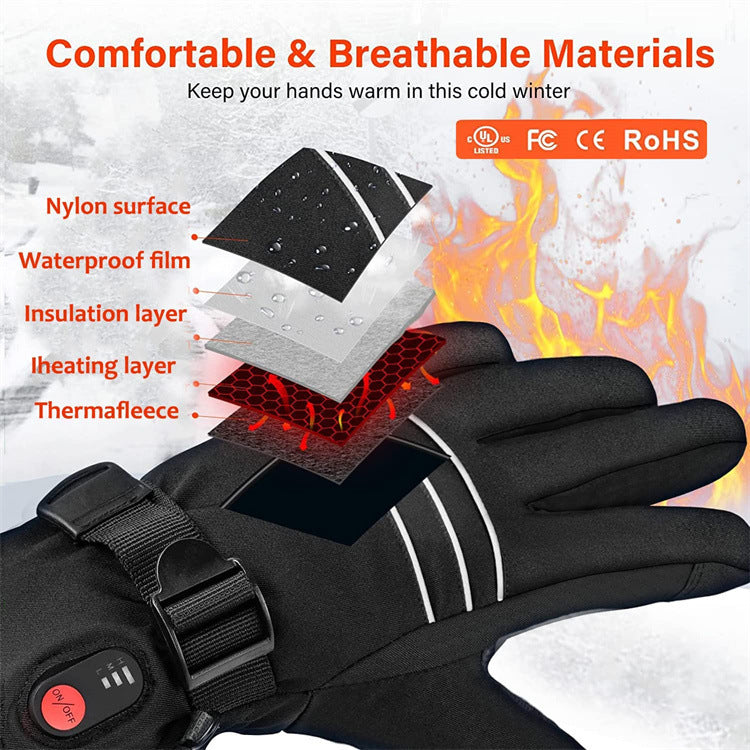 Touchscreen gloves for cold weather