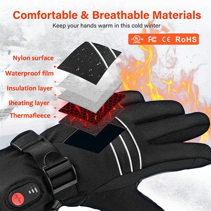 Touchscreen gloves for cold weather