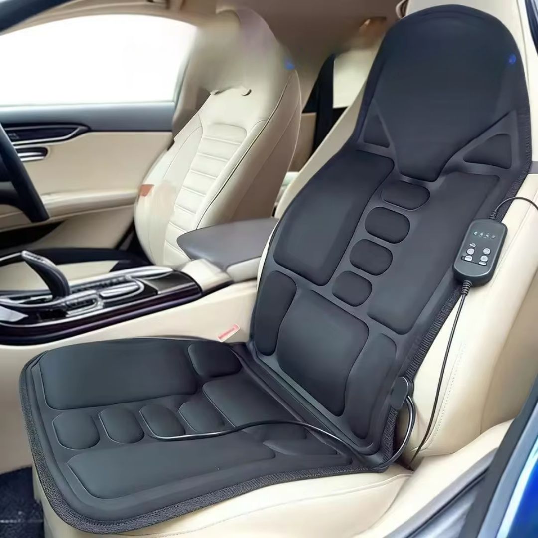 Full Body Electric Massage Seat Cushion |  Heated Vibration Massager for Car & Office
