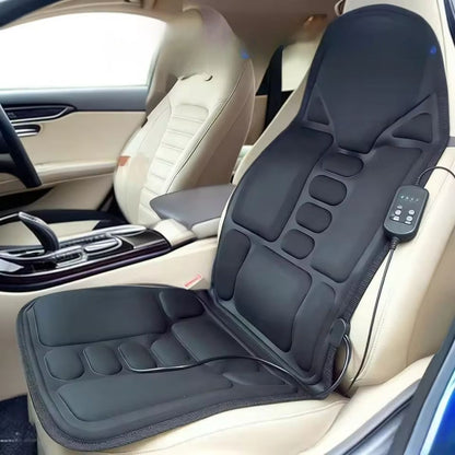 Full Body Electric Massage Seat Cushion |  Heated Vibration Massager for Car & Office