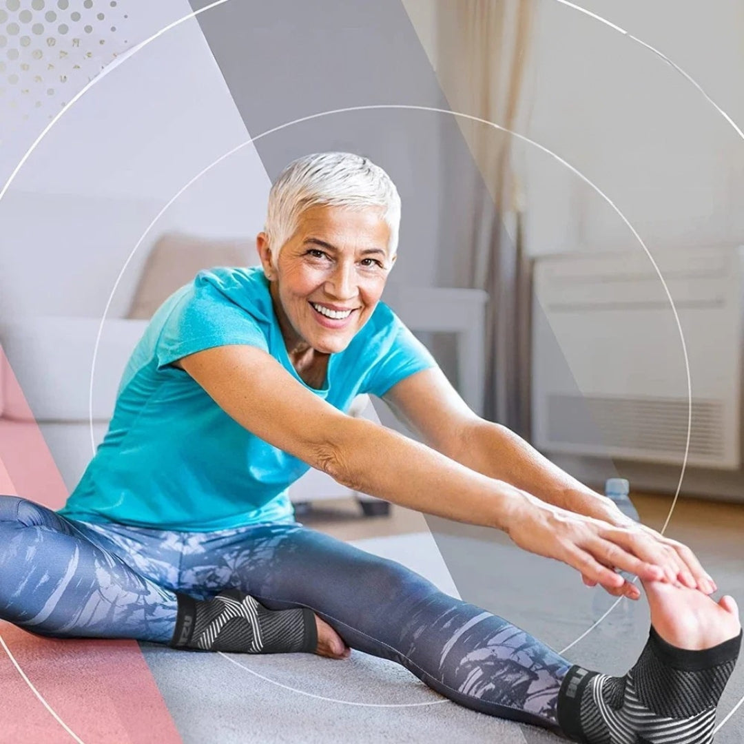Flexible Ankle Compression Sleeve – Gentle Daily Support for Seniors