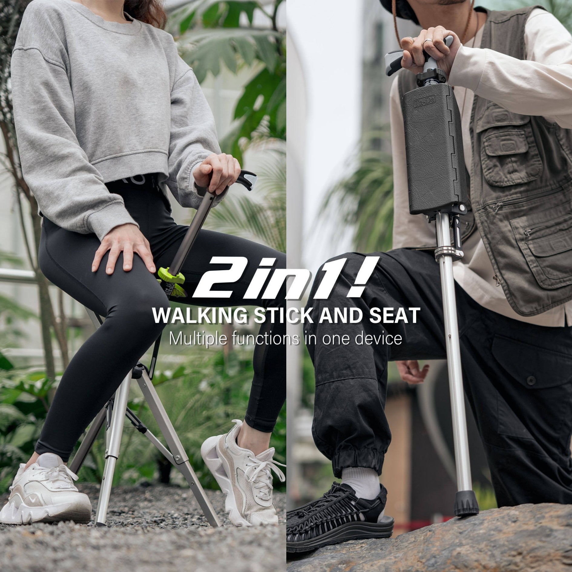 3-in-1 cane chair, 