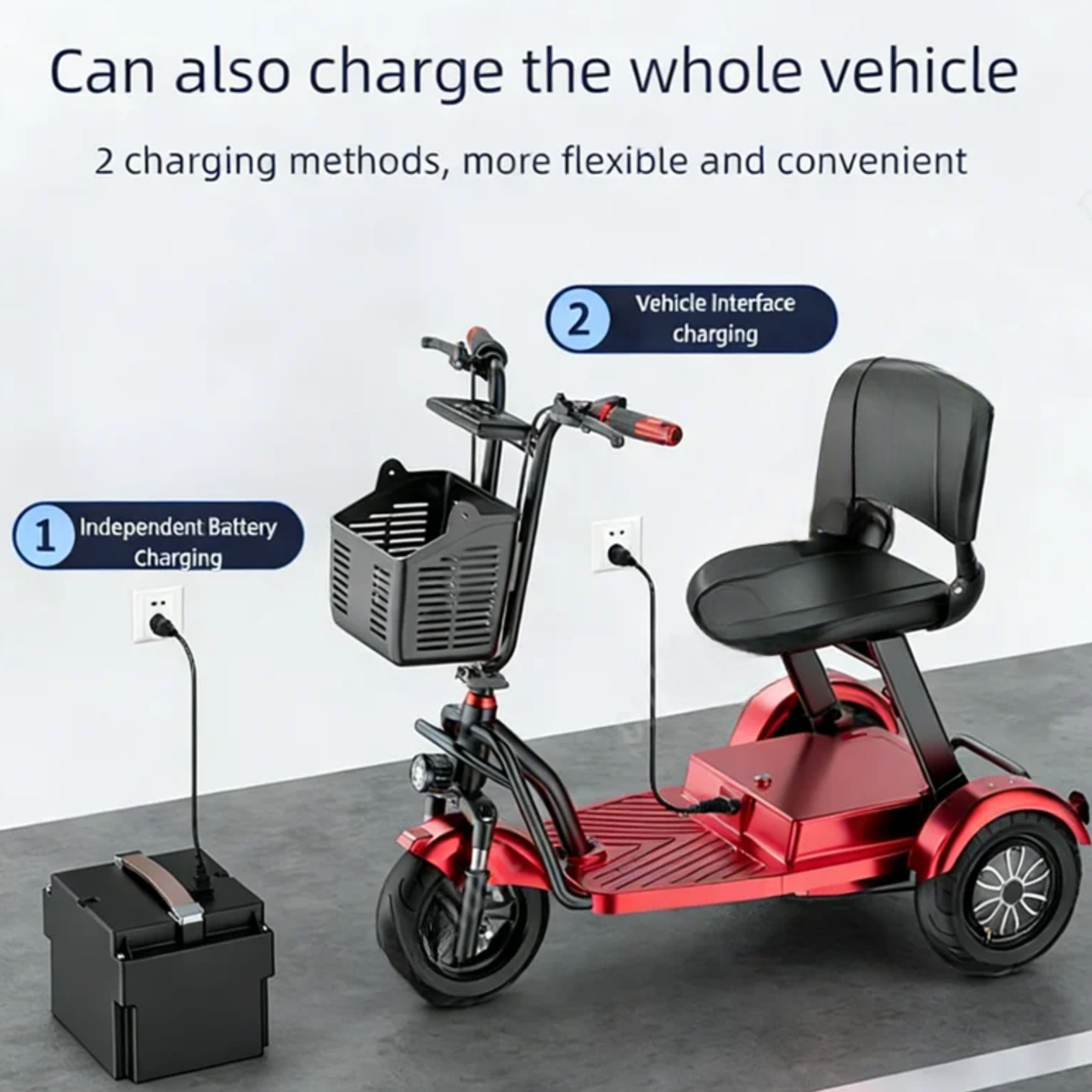 Portable 3 Wheel Mobility Scooter