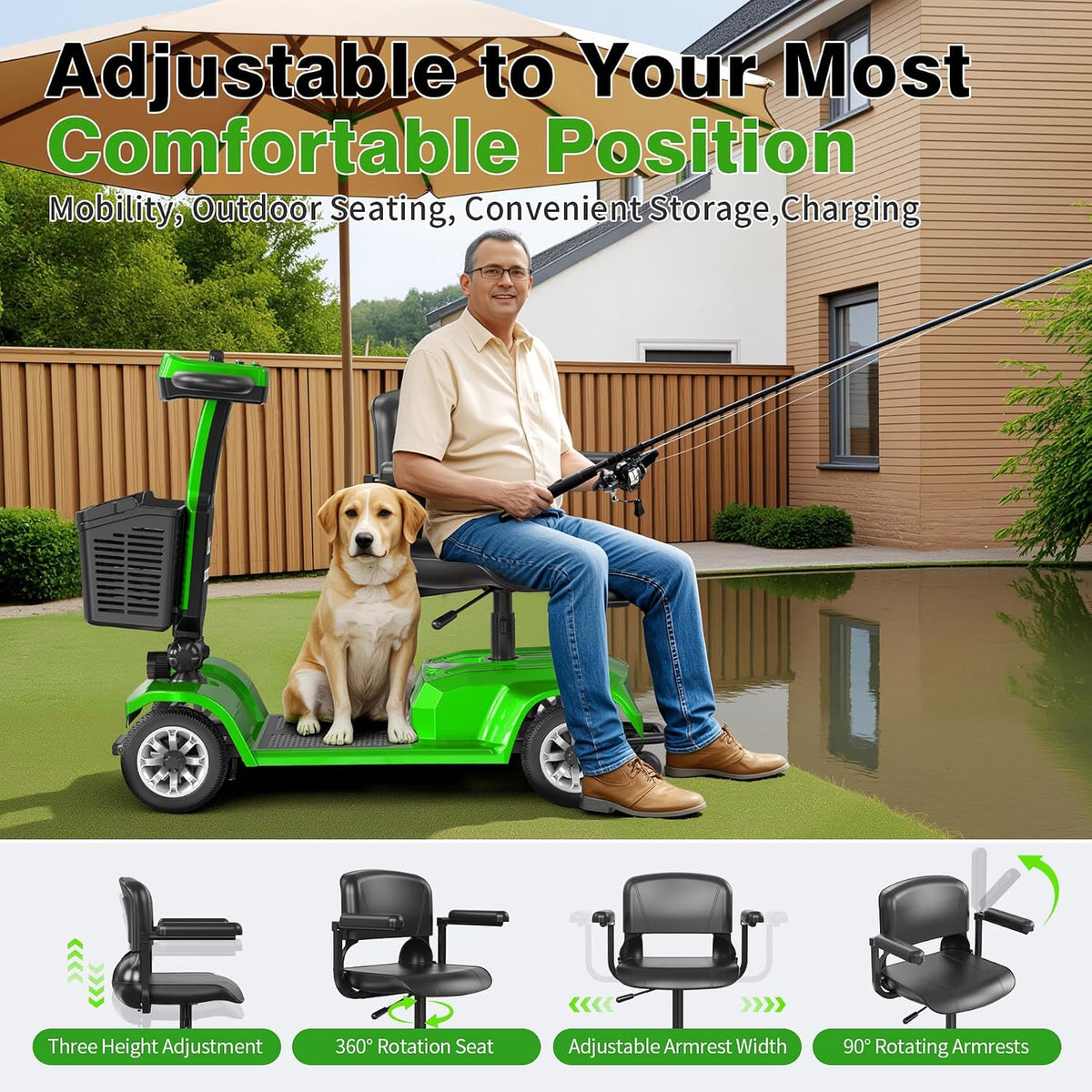 compact folding mobility scooter