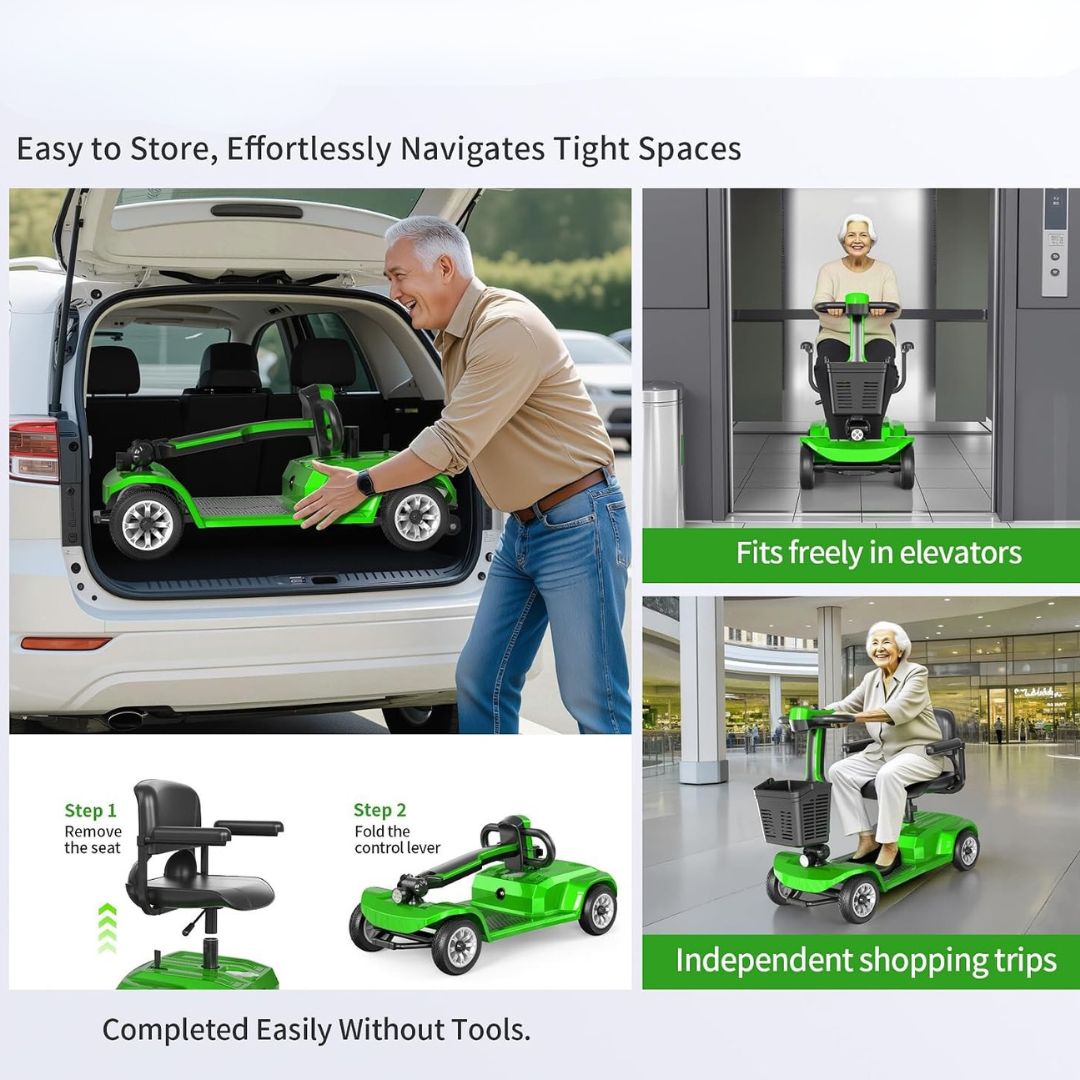 folding electric mobility scooter