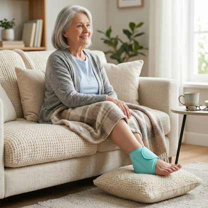 2 Pieces Reusable Ankle Ice Packs – Hot & Cold Gel Therapy for Seniors