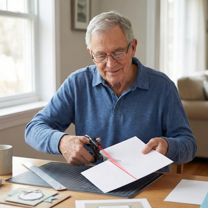 Lightweight Laser Scissors for Seniors – Easy & Precise Cutting
