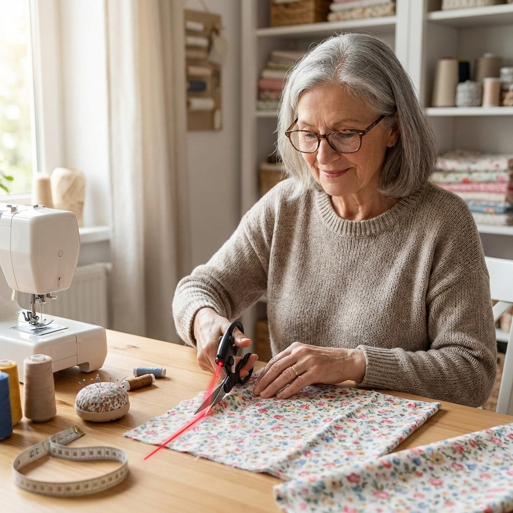 Lightweight Laser Scissors for Seniors – Easy & Precise Cutting