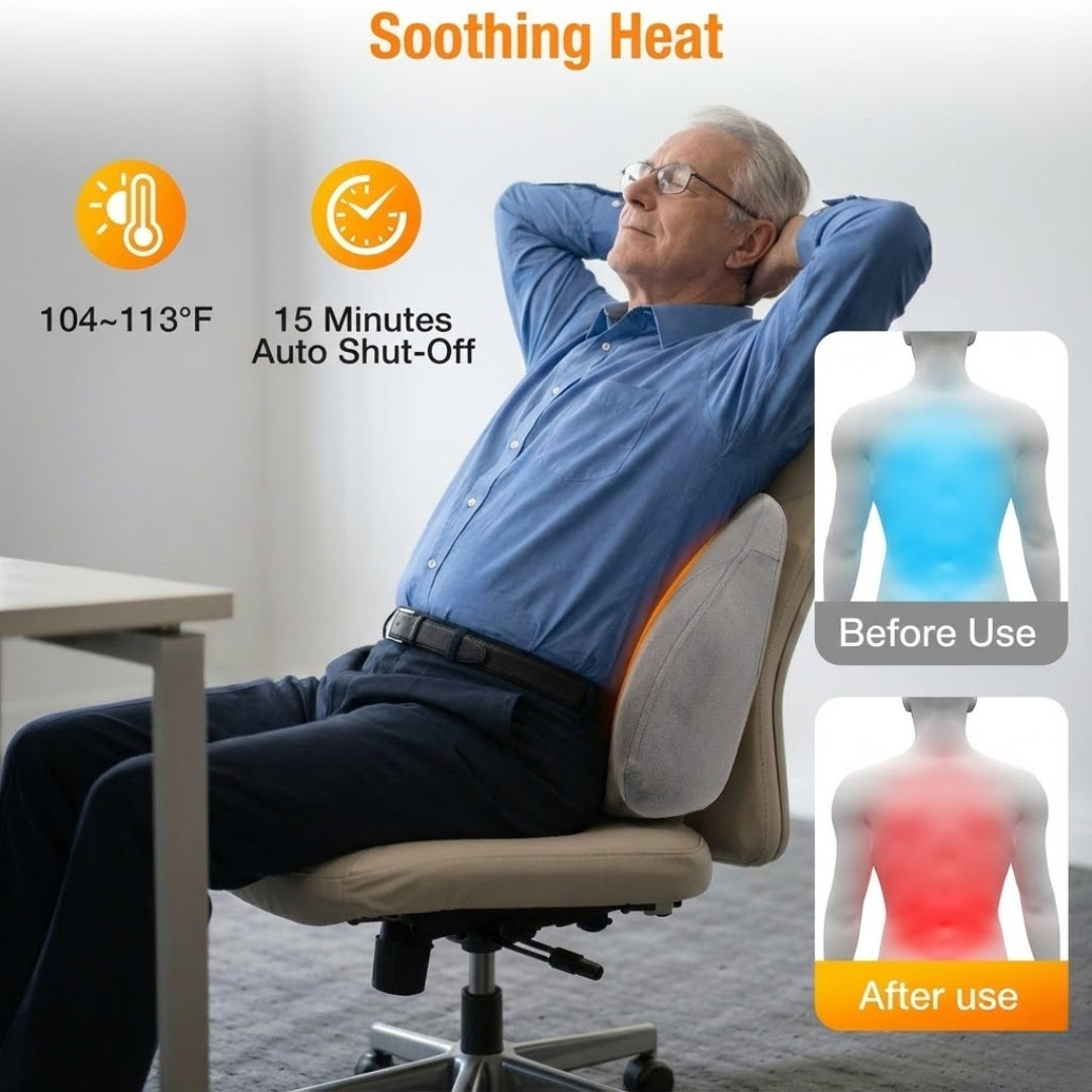 

Deep-kneading massage pillow for seniors’ daily comfort