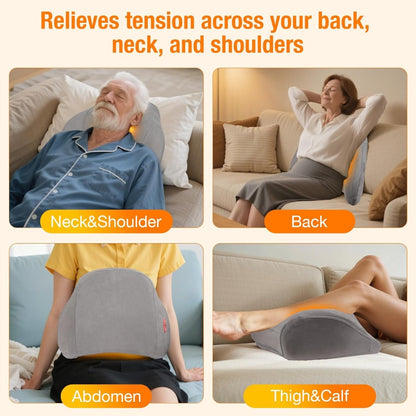 

Rechargeable shiatsu massager for home, office, and car