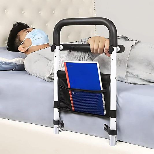 Adjustable Bedside Wake-Up Assist Handle: Safety Grab Bar for Seniors, No Tools Needed