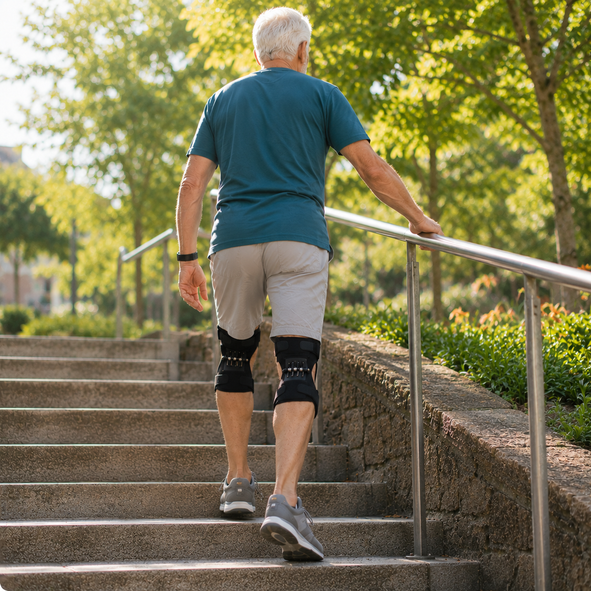 Spring-Assisted Knee Support