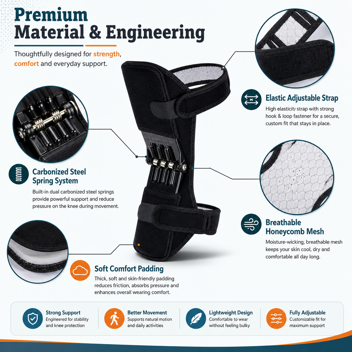 Knee Support Brace for Seniors
