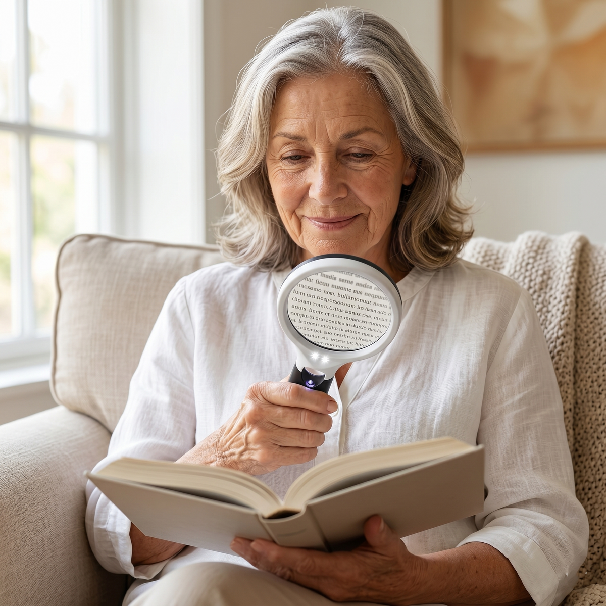reading magnifier handheld