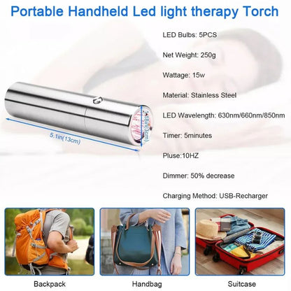 Red light facial device

