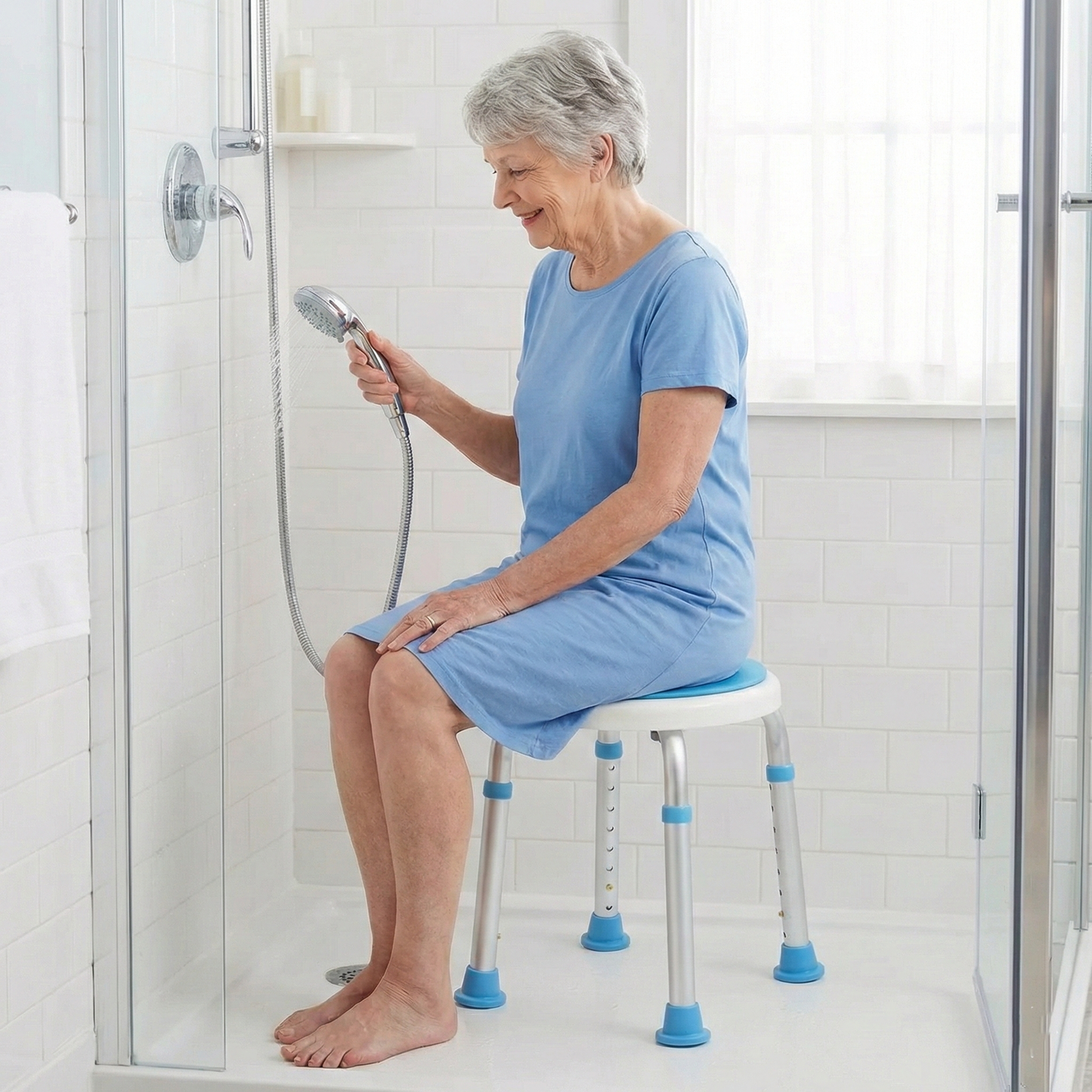 portable shower stool
