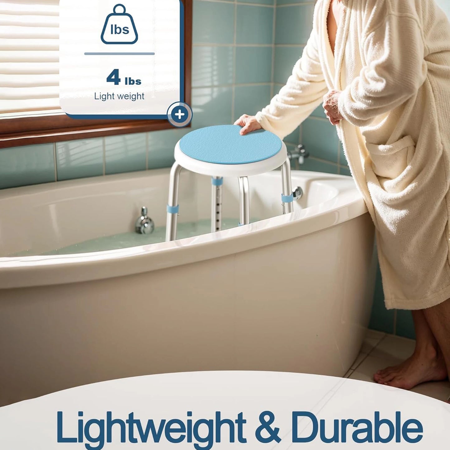 portable shower stool

