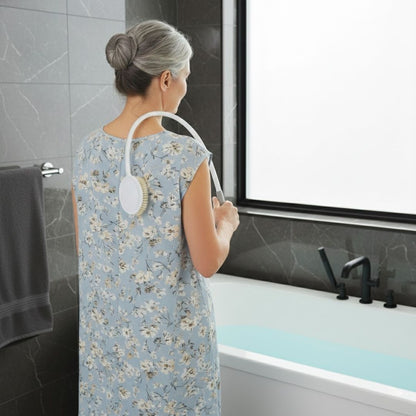 Long Handle Bath Brush for Seniors – Easy Reach Shower Cleaner
