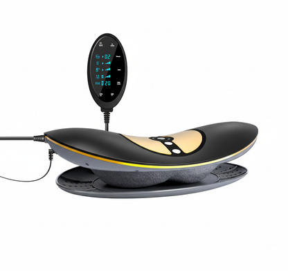 

Senior-Friendly Back Massager with Dynamic Traction and TENS Pulse Therapy