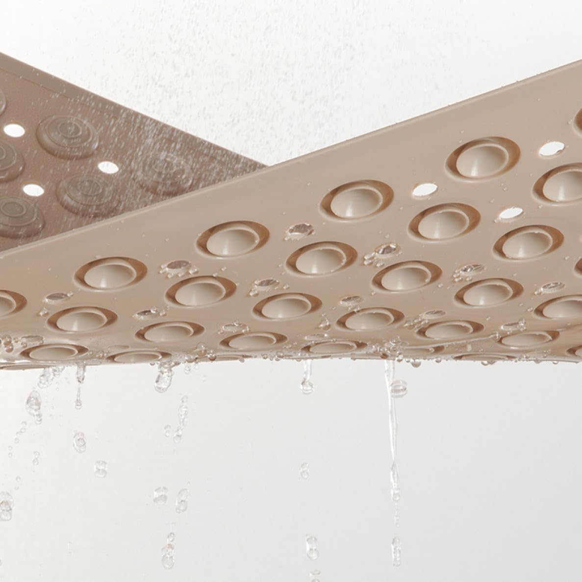 Non slip shower mat for bathroom safety and hygiene