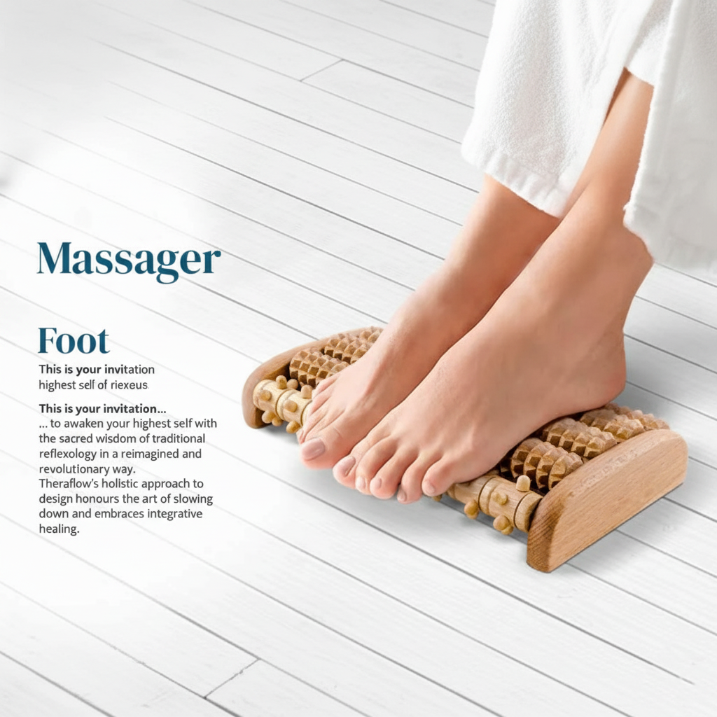 dual roller foot massager