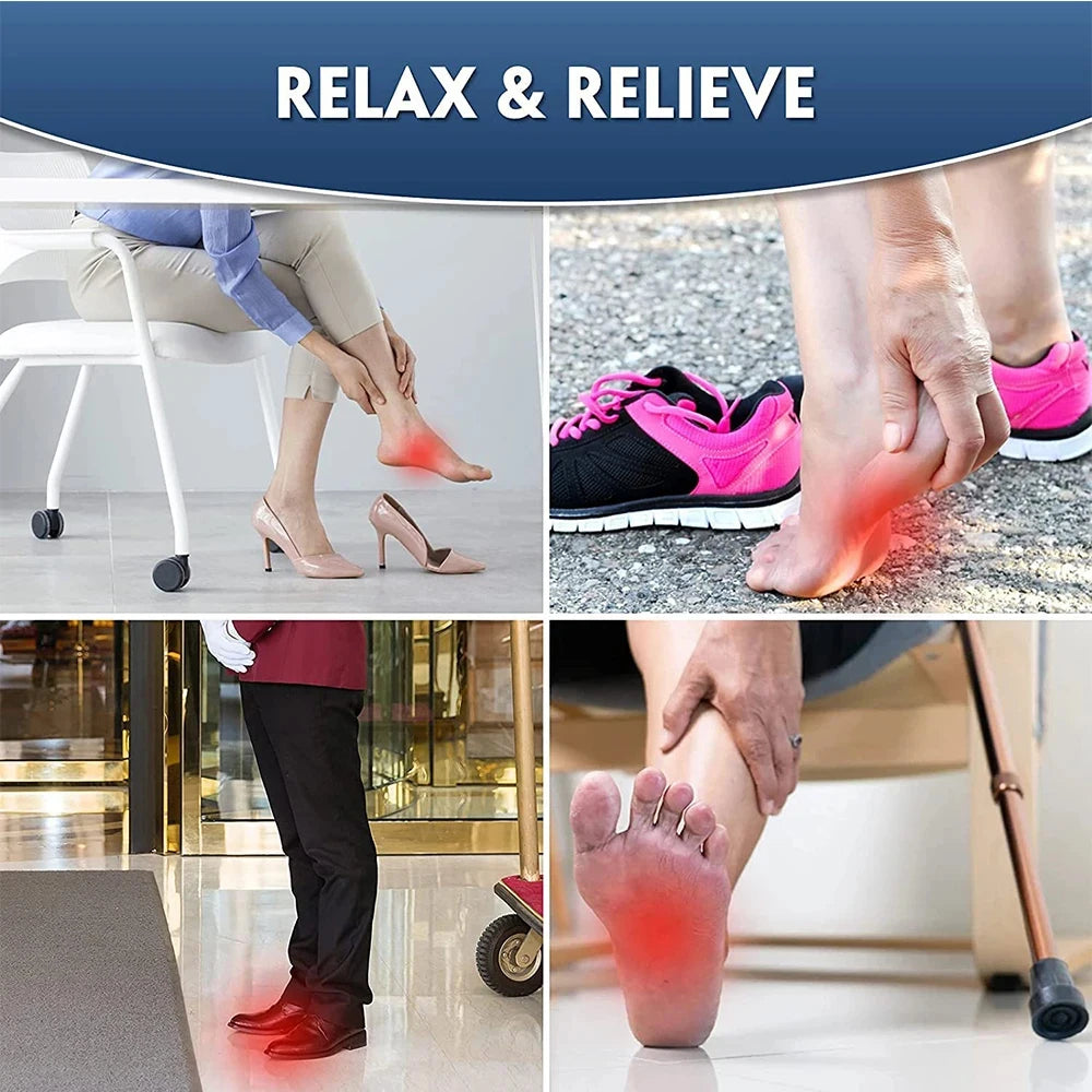 dual roller foot massager