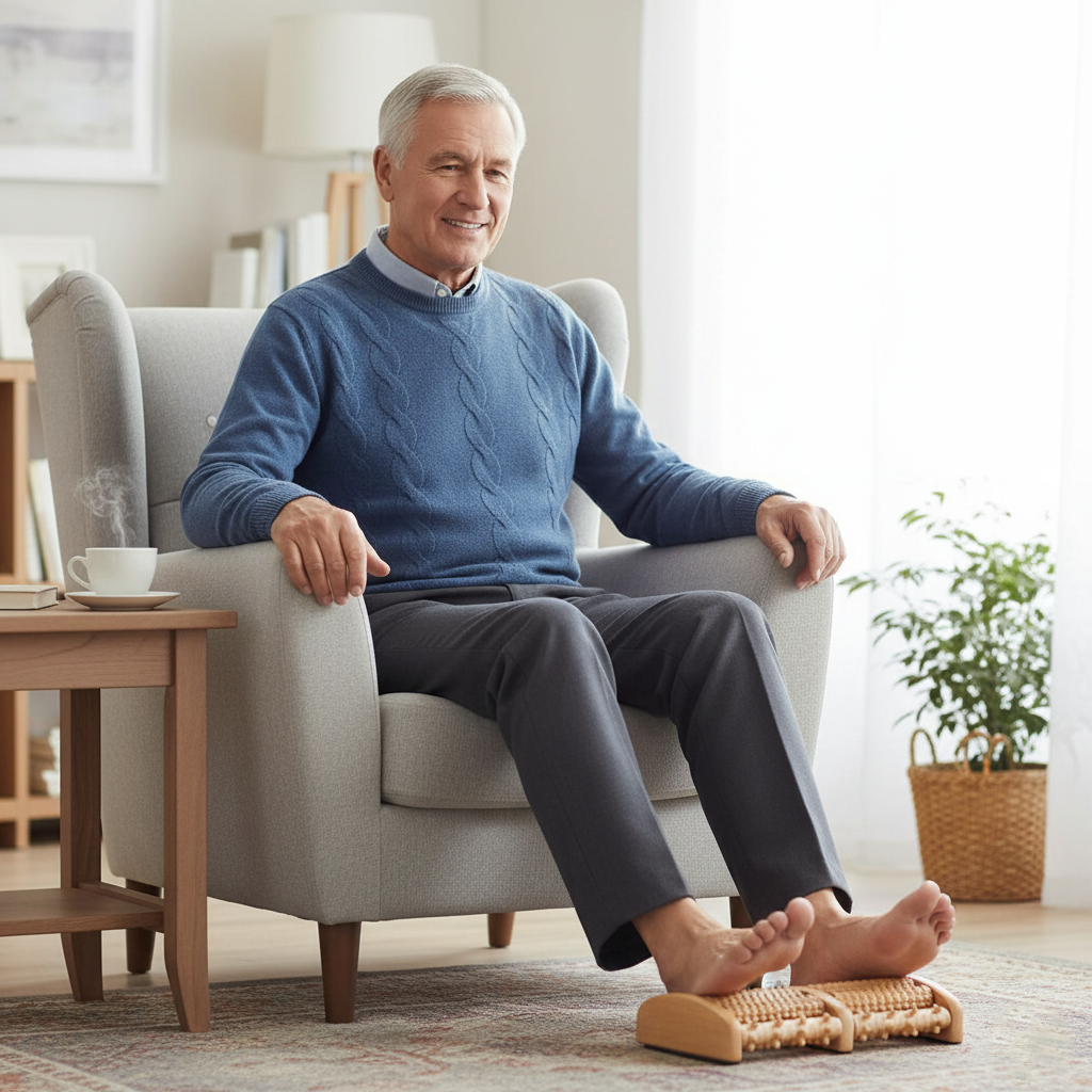 stress relief foot roller