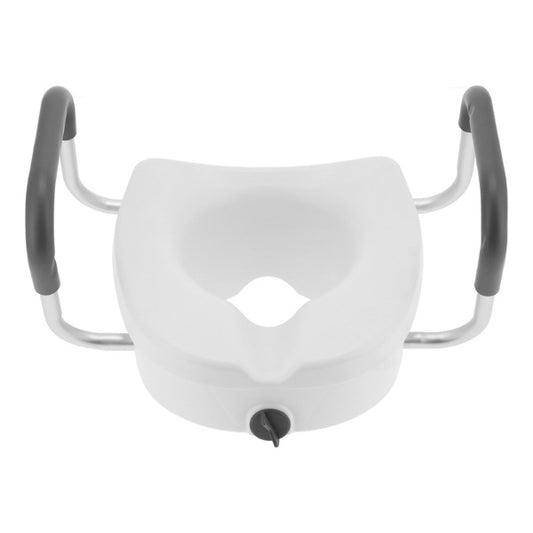 Raised toilet seat