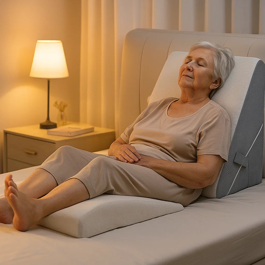 3-in-1 Adjustable Bed Wedge Pillows Set – Gentle Support for Seniors