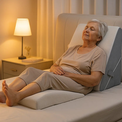 3-in-1 Adjustable Bed Wedge Pillows Set – Gentle Support for Seniors