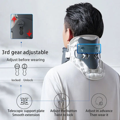 Wireless Neck Stretcher – Cervical Traction & Posture Corrector Brace