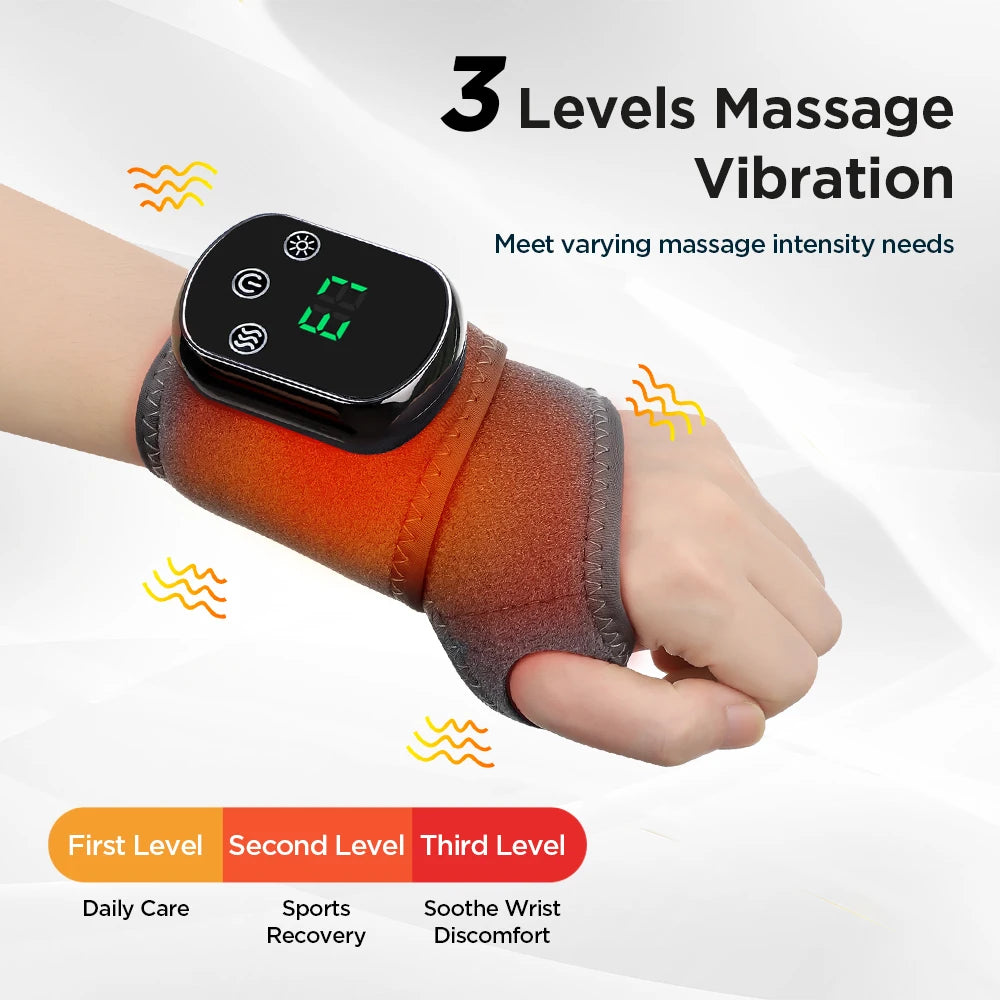 Massage wrist device with digital