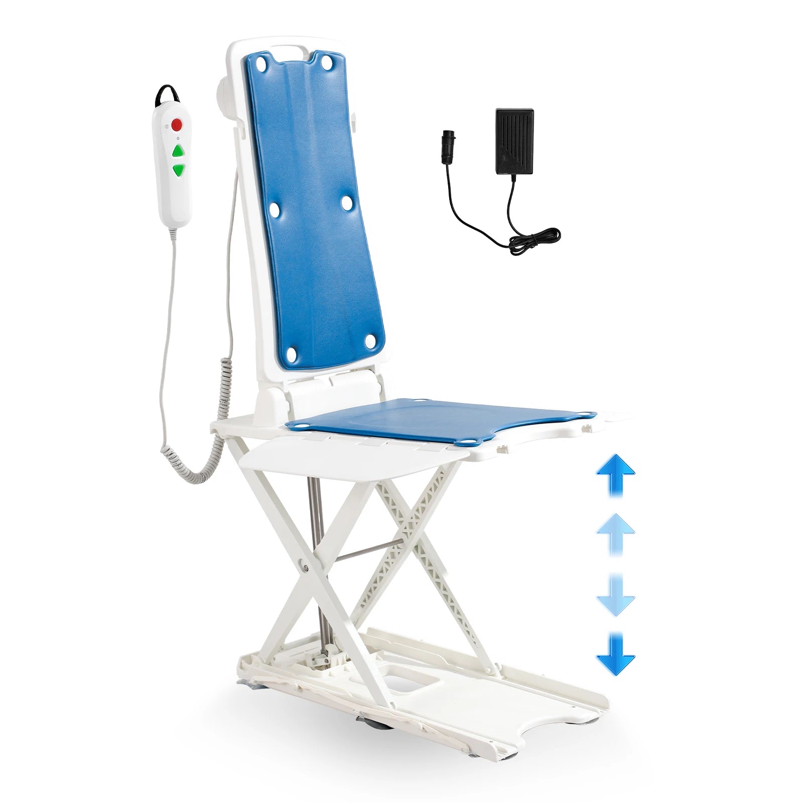 

2-in-1 Elderly Lift with Waterproof Design & 310 lbs Capacity